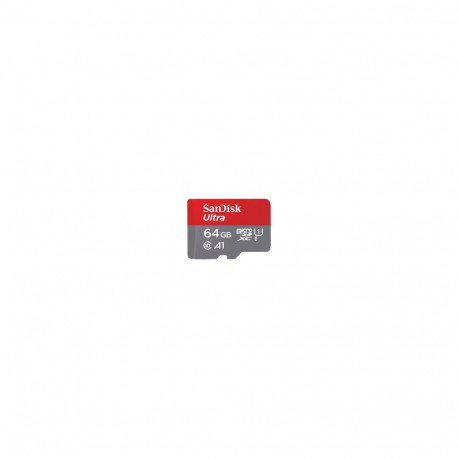 SanDisk microSDXC mälukaardid Ultra 64GB + SD-adapter 140MB/s A1 Class 10 UHS-I 2-pakk