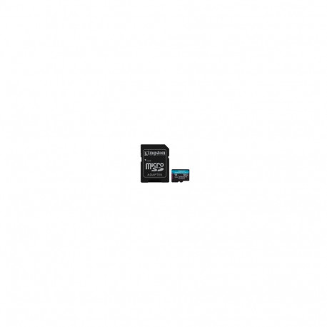 Kingston Technology mälukaart microSDXC Canvas Go Plus Gen4 64GB 200MB/s A2 U3 V30 ja adapter