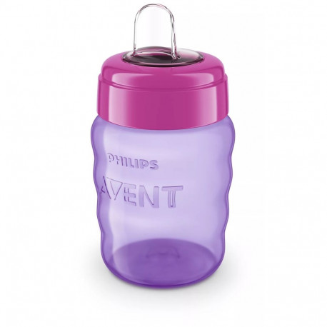 Philips Avent Easy Sip mācību krūzīte   9M+  260ml  silikona snīpis  rozā SCF553/03