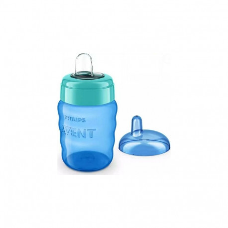 Philips Avent Easy Sip mācību krūzīte   9M+  260ml  silikona snīpis  zila SCF553/05