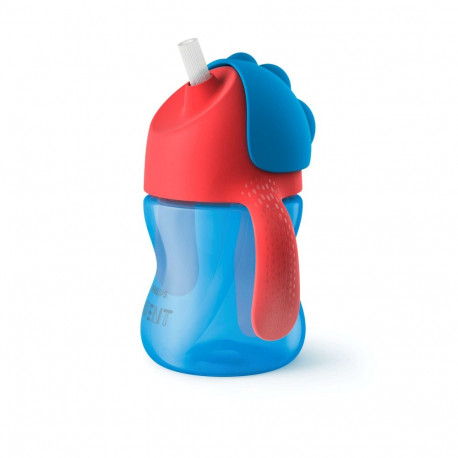AVENT kruus SCF796/01 200ml 9M+ elastse kõrrega, sinine