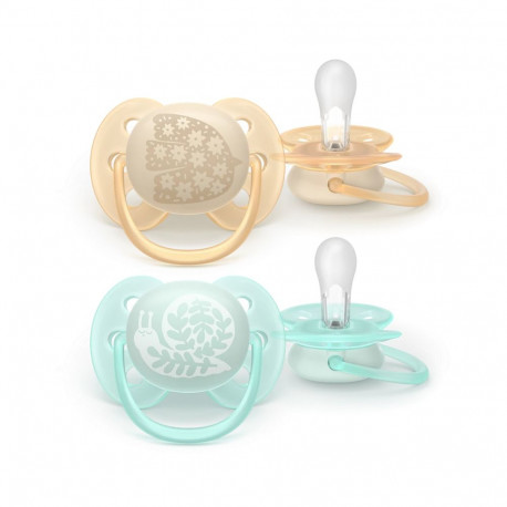 Philips Avent maneklitis Ultra soft DECO  0-6M (2 gab)