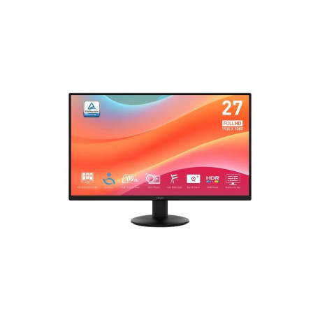 MSI monitor PRO MP272L 27" ärikasutuse mattpaneel IPS 1920x1080 16:9 100Hz 1ms kallutatav, must