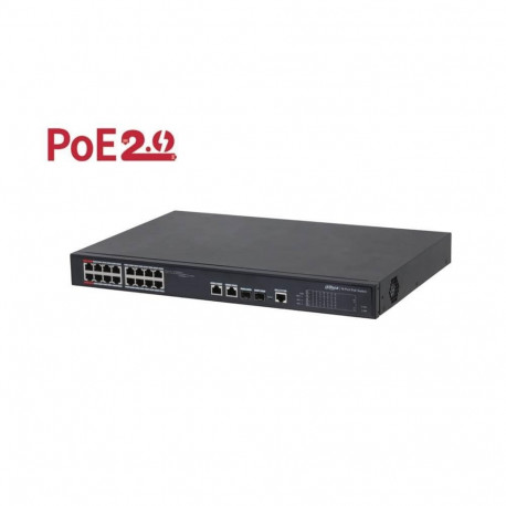 DAHUA võrgulüliti PFS4218-16ET-240-V3 L2-tüüp laua- ja postamendimudel 90W