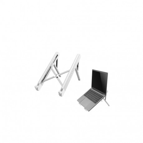 NewStar sülearvuti alus 8717371448349 kokkupandav ergonoomiline, hõbedane