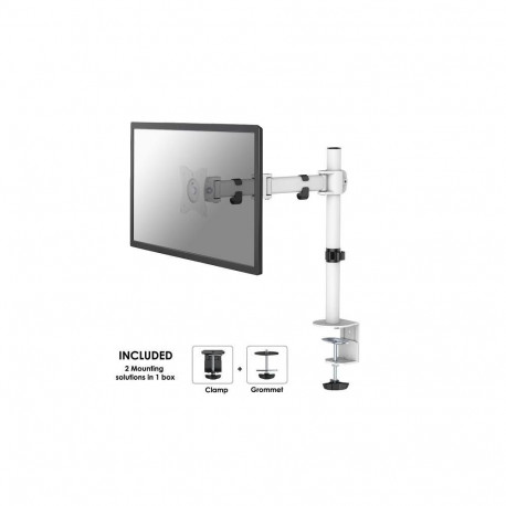 NEOMOUNTS FLAT SCREEN DESK MOUNT (10-30") DESK CLAMP/GROMMET