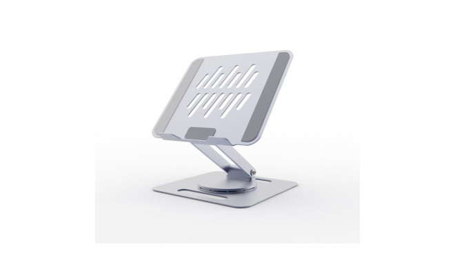 Rotating notebook riser stand 15.6 inches  space grey