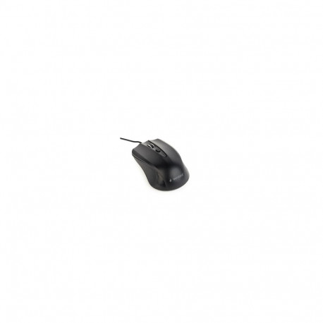 Gembird optiline hiir MUS-4B-01L juhtmega USB, must