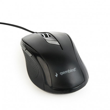 Gembird optical mouse MUS-6B-01  1600 DPI  USB  Black  1.35m cable length