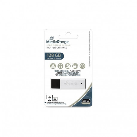 MediaRange USB-mälupulk 128GB USB 3.0 kõrge jõudlusega alumiiniumist