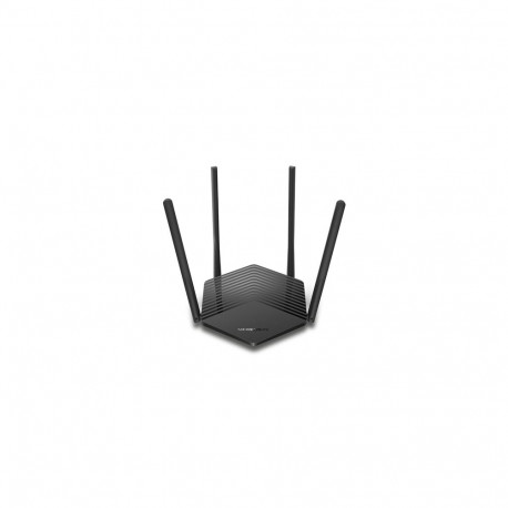 Mercusys ruuter MR60X AX1500 WiFi 6 802.11ax 1201+300 Mbit/s 10/100/1000 Mbit/s 2 Ethernet LAN (RJ-4