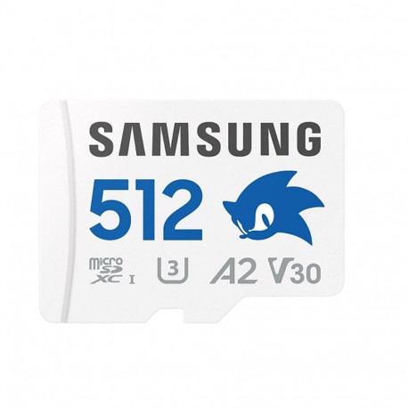 Samsung  Pro Plus Sonic The Hedgehog MicroSDXC 512 GB Class 10 UHS-I/U3 A2 V30 (MB-MD512SA/LC1)