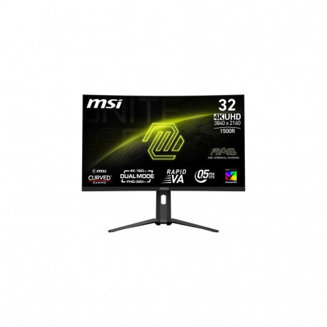 MSI arvutimonitor MAG 321CUPDF 80cm (31.5") 3840 x 2160 pixels 4K Ultra HD LCD, must