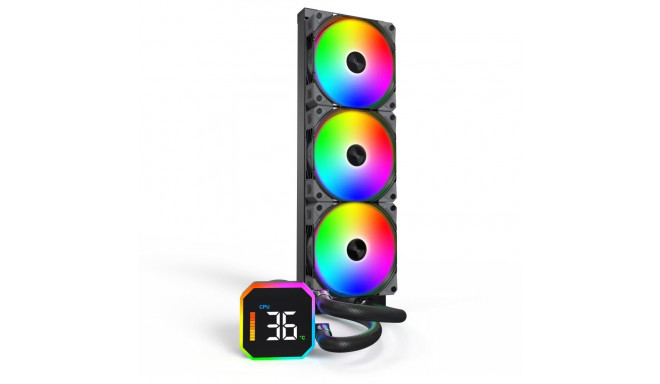 Montech protsessori jahuti HYPERFLOW DIGITAL 360 mitme sokliga, must