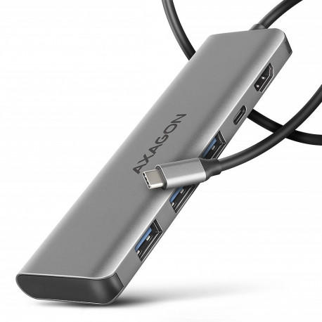 HMC-5H USB hub 5in1 5Gb ps  3xUSB  HDMI  PD100W