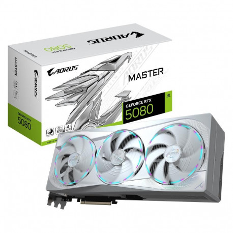 GIGABYTE graafikakaart NVIDIA GeForce RTX 5080 GV-N5080 16GB GDDR7 256bit PCIe5.0 16x 2617MHz dual-s