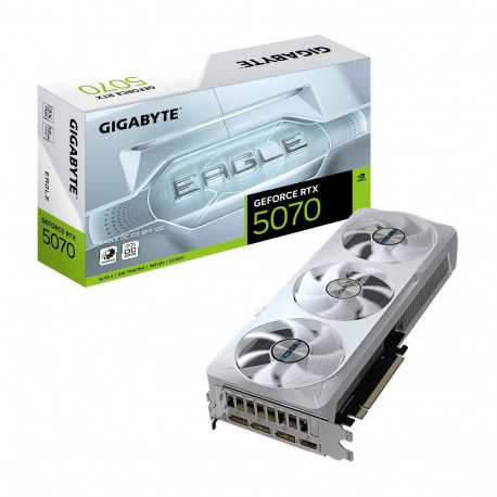 Gigabyte graafikakaart GeForce RTX 5070 Eagle OC ICE SFF 12GB GDDR7 (GV-N5070EAGLEOC ICE-12GD)