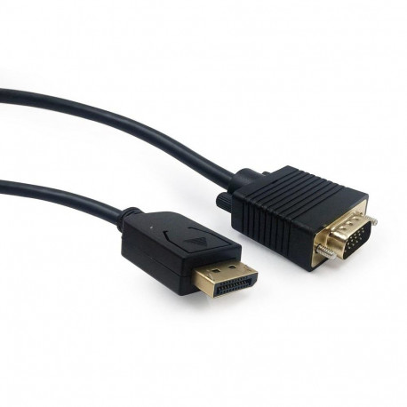 Gembird kaabel DisplayPort-VGA meespistikud 1.8m, must