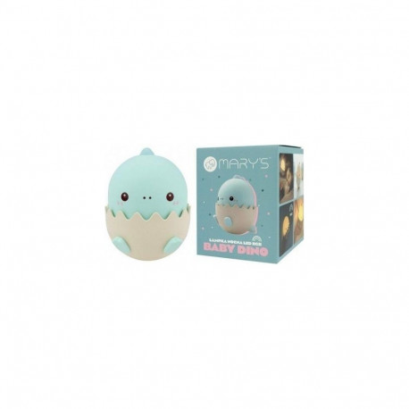 Lampka nocna LED baby dino niebieski