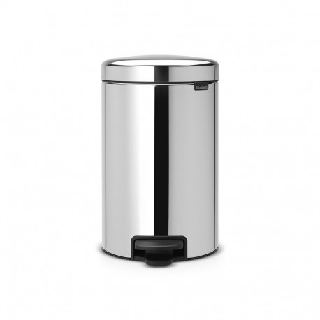 Brabantia prügikast pedaaliga NewIcon 12L, läikiv roostevaba teras