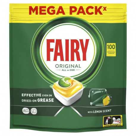 FAIRY originaalsed nõudepesukapslid 100gab.