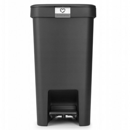 BRABANTIA atkritumu tvertne ar pedāli StepUp 16 l  Dark Grey 800306