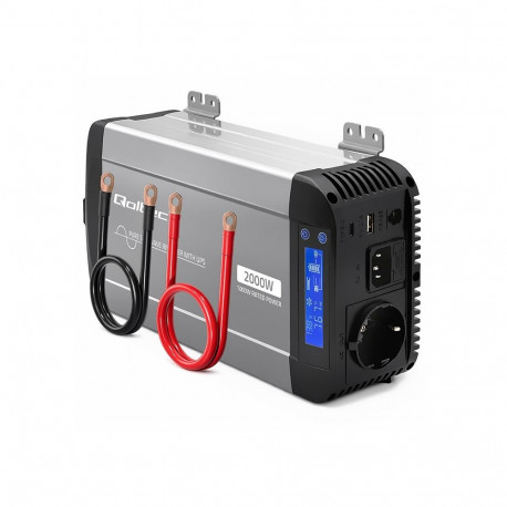 Puhas sinusaalne inverter 12V to 230V 1000W 2000W