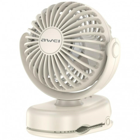 Mini desk fan F45 1200mAh white