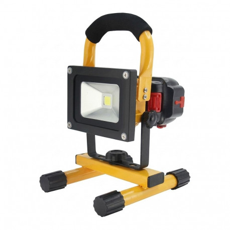 Synergy 21 LED akuga ehitusprožektor 10W kollane G3