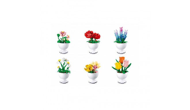 TOY CONSTRUCTOR POTTED PLANTS M38-B1077