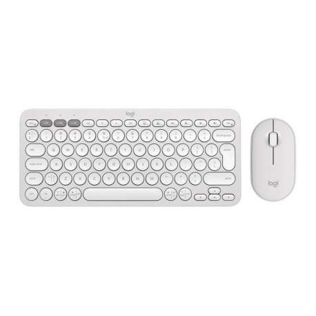 Logitech KEYBOARD +MOUSE COMBO PEBBLE 2/WHITE 920-012240
