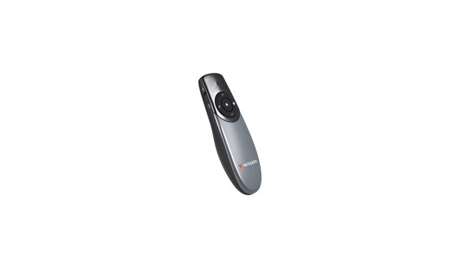 Verbatim 32365 Focus Wireless Presenter with Red Laser Pointer, Grey/Black