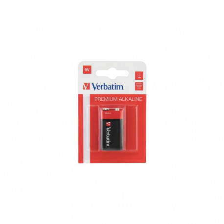 Verbatim 49924 Alkaline Battery 9V (Hangcard) (1 pc/Pack)