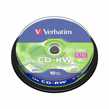 Verbatim CD-RW 700MB x12 cake box