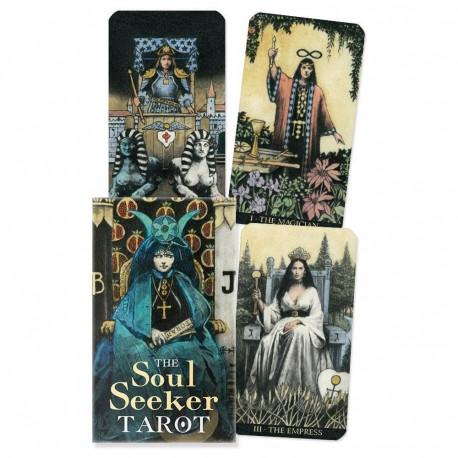Tarot Card Deck - The Soul Seeker Tarot 78 Cards Gothic Art Self-Discovery