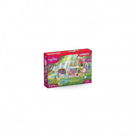 Toy - Schleich Glittering Flower House With Unicorns And Stable