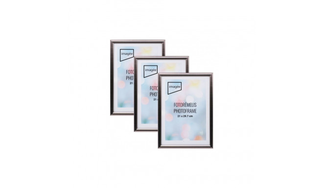 Frame Set - Imagee 21x30 Plastic Frames 3 Pcs 14mm Grey Anthracite