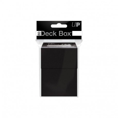 Card Storage Box - Ultra PRO Pokémon Card Storage Box for Up to 80 Double-Sleeved Cards, Black