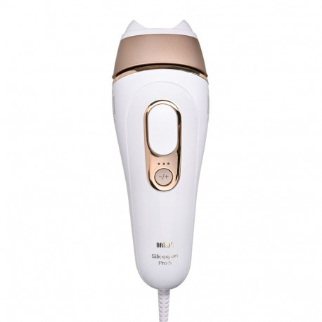 Hair Removal Device - Braun Silk·expert Pro 5 PL5221 IPL Hair Removal System Gold, White