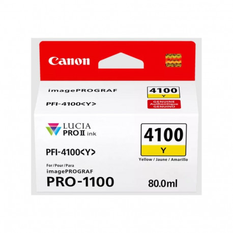 Canon tintipaak PFI-4100, kollane