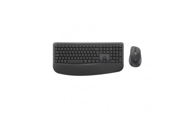 Logitech klaviatuur- ja hiirekomplekt MK880 (PAN) ärikasutuseks, grafiit