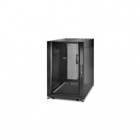 APC NETSHELTER SX 18U SERVER RACK ENCLOSURE 600MM X 1070MM W/ SIDES BLACK