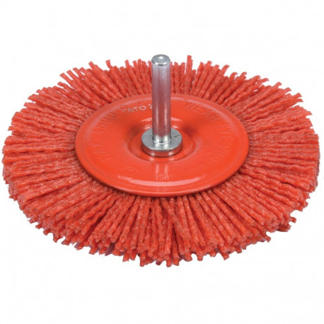 Yato Ümmargune harja 100mm YT-47792, 100mm, 6mm, 4500p/min, nailon, kvaliteetne, efektiivne, vastupi