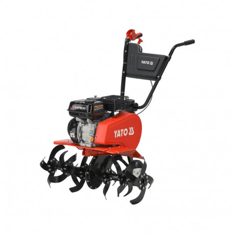 YATO YT-85591 petrol cultivator and tiller for soil preparation and garden work 196cc 4100W 35-85cm 