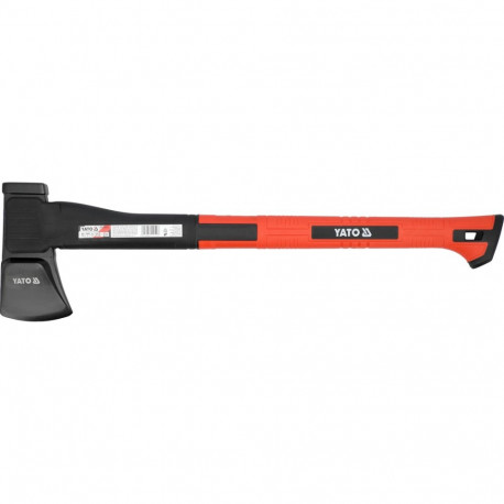 Yato lõhkumiskirves YT-79972, 1600g, 600mm, 90mm, 48-58 HRC, C45 terasest, nailonkäepide, TPR käepid