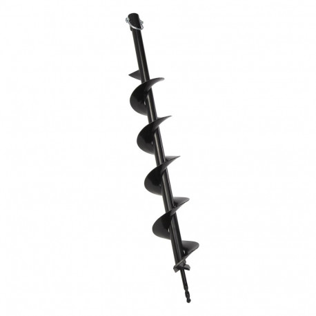 POWERPLUS POWACG5001 soil auger drill bit for post fence and small tree planting holes Ø60mm 800mm 7