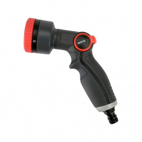 3-function watering gun for garden watering and cleaning aluminium ABS POM TPE stainless steel YT-89