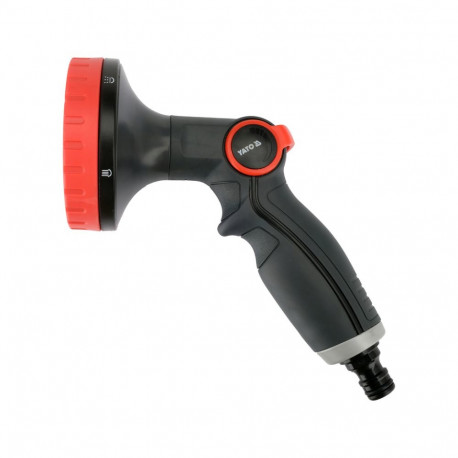 Yato 6-FUNCTION SPRAY GUN YT-89514, 6 watering modes, aluminum, ABS, TPE, flow control, non-slip han