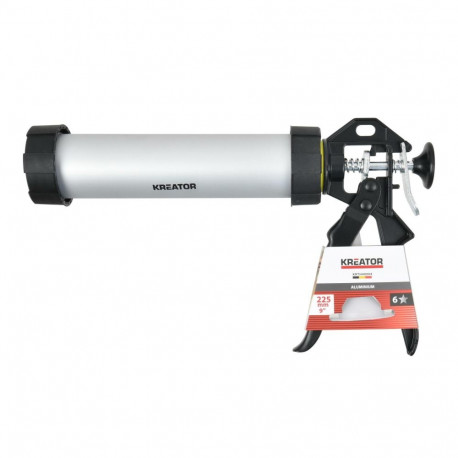 Caulking gun KREATOR KRTH40004 225mm aluminium, 310ml, 50mm