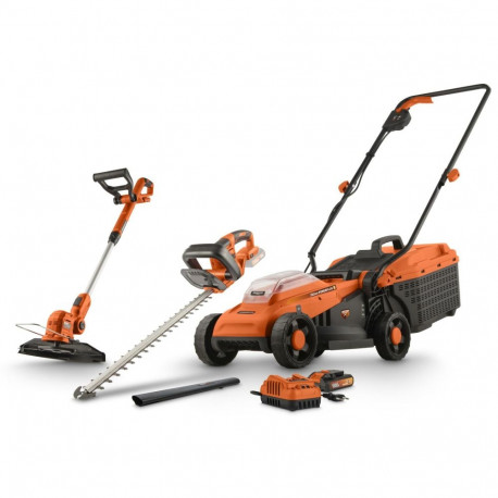 Powerplus Garden Tool Set POWDPGBOX25, 20V, 3000mAh, 330mm, 260mm, 515mm, 30L, 3 height settings